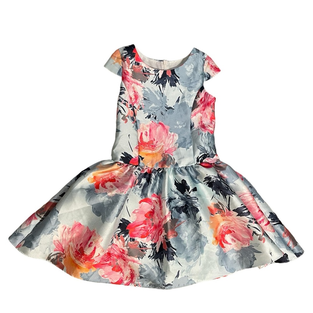 Girls Floral dress - size 7/8